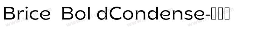 Brice  Bol dCondense字体转换